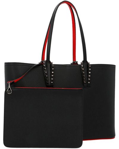 Christian Louboutin 'cabata' Small Shopping Bag - Black