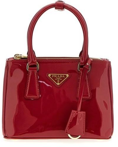 Prada 'galleria' Mini Handbag - Red
