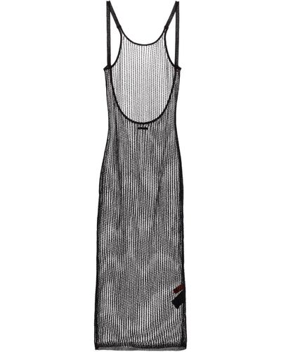 Heron Preston 'net Knit' Dress - White
