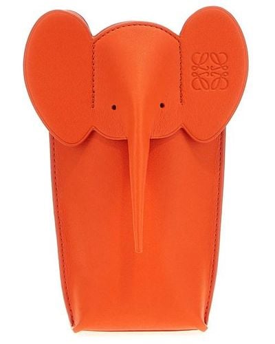 Loewe 'elephant' Crossbody Bag - Orange