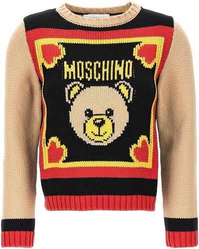 Moschino 'archive Scarves' Jumper - Black