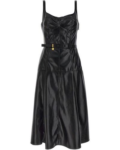 Elisabetta Franchi Bustier Midi Dress Dresses - Black