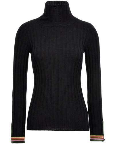 Etro Contrasting Piping Jumper - Black