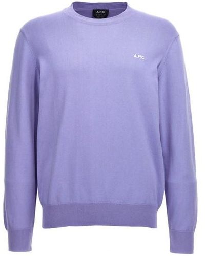 A.P.C. 'melville' Sweater - Purple
