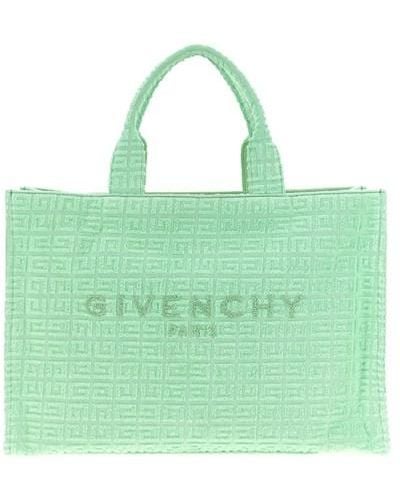 Givenchy Plage Medium Capsule 'g-tote' Shopping Bag - Green