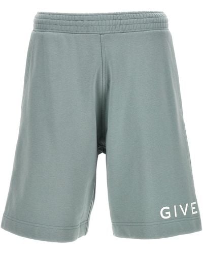 Givenchy Bermuda-Shorts Mit Logodruck - Blau