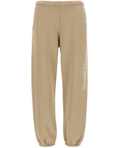 Sporty & Rich 'athletic Club' Joggers - Natural