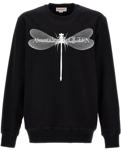 Alexander McQueen Logo Print Sweatshirt - Black