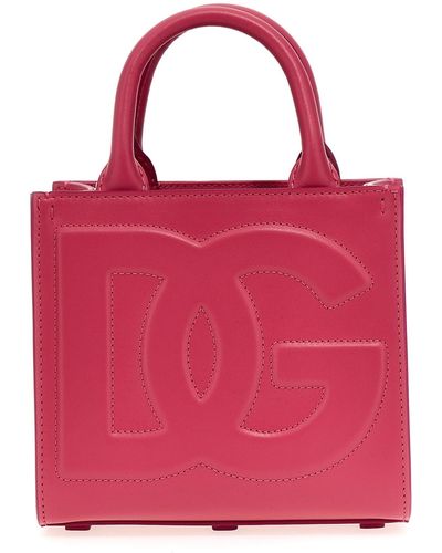 Dolce & Gabbana Schopper-Tasche Mit Logo - Rot