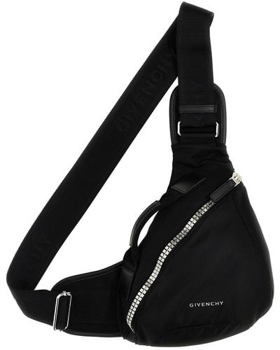 Givenchy 'g-zip Triangle' Shoulder Bag - Black