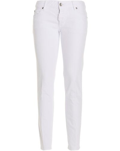 DSquared² Jeans 'Jennifer Cropped' - Weiß