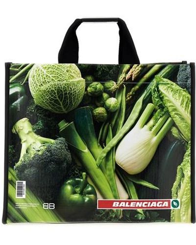 Balenciaga Tote Antwerp Hand Bags - Green