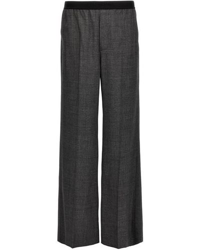 Balenciaga Pantalone lana check - Nero