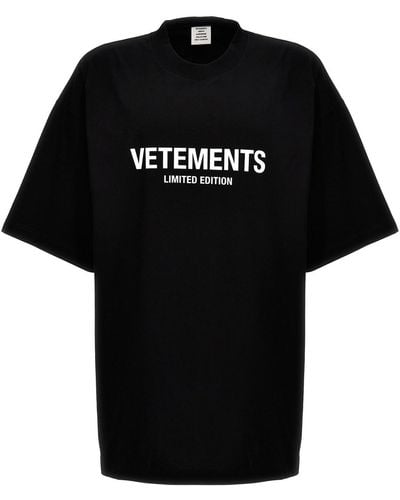 Vetements 'limited Edition' T-shirt - Black