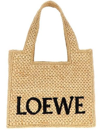 Loewe Shopping 'Font Tote Mini' - Metallizzato