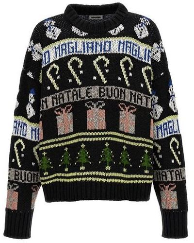 Magliano 'buone Feste' Sweater - Black