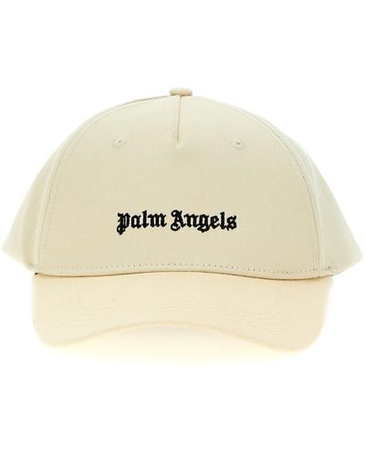 Palm Angels 'classic Logo' Baseball Cap - Natural