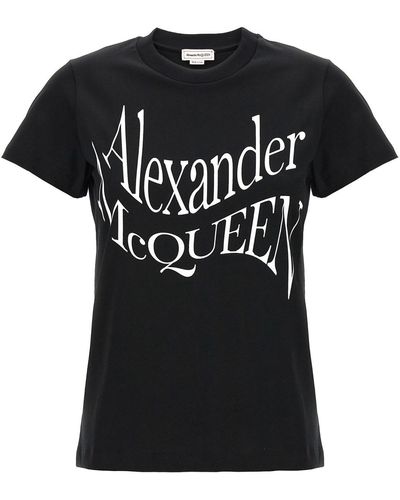 Alexander McQueen 'cut And Sew' T-shirt - Black