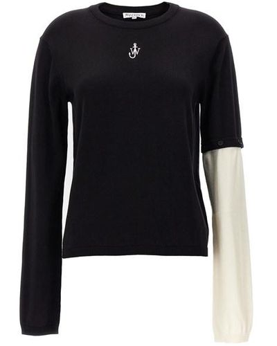 JW Anderson Removable Sleeve Sweater - Black