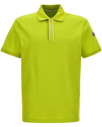 Moncler Logo Polo Shirt - Yellow