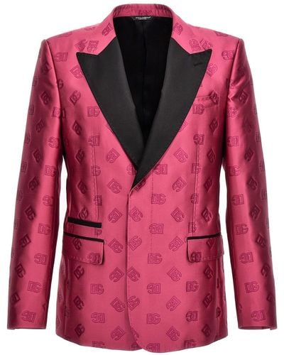 Dolce & Gabbana Tuxedo Blazer - Pink