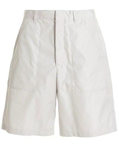 Prada Re-nylon Bermuda Shorts - White