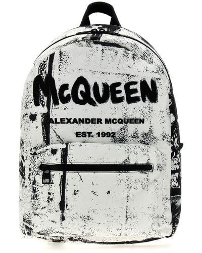 Alexander McQueen Rucksack "Metropolitan" - Grau