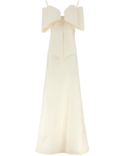 Mach & Mach 'le Cadeau' Dress - White