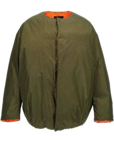 Prada Re-nylon Reversible Down Jacket - Green