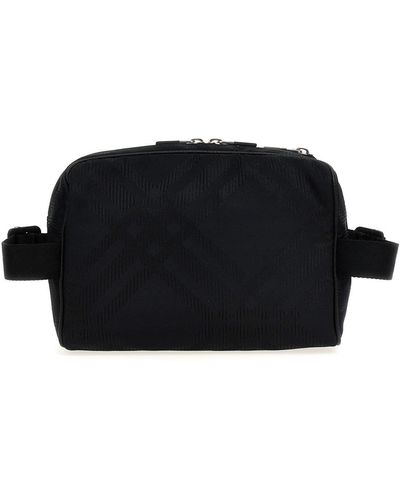 Burberry 'check' Fanny Pack - Black