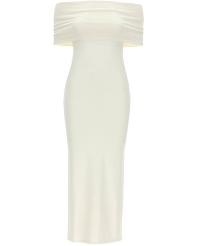 Wardrobe NYC Off-the-shoulder Dress - White