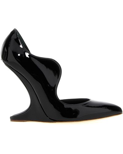 Nicolo' Beretta 'blastic' Court Shoes - Black