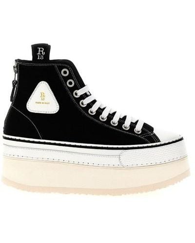 R13 'courtney' Sneakers - Black