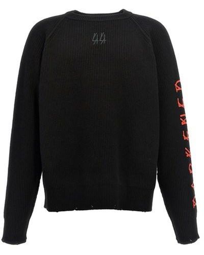44 Label Group 'darkened' Sweater - Black