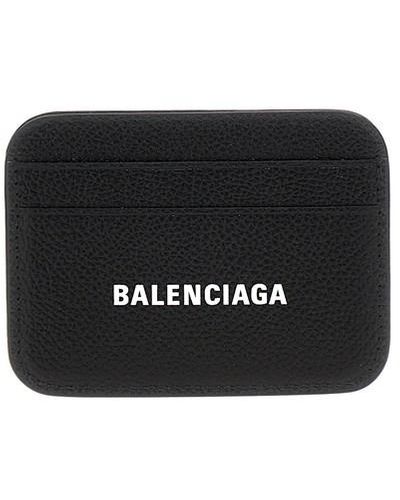 Balenciaga 'cash' Card Holder - Black