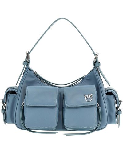 Pinko 'cargo Bag' Shoulder Bag - Blue