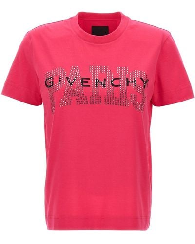 Givenchy T-Shirt Mit Logo - Pink