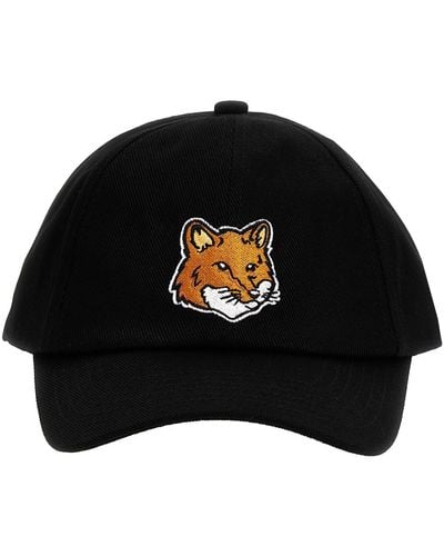 Maison Kitsuné Kappe "Large Fox Head" - Schwarz