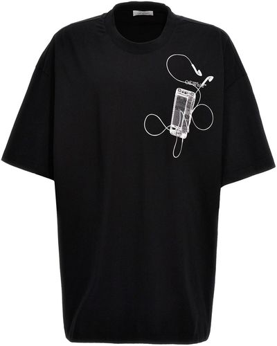 Off-White c/o Virgil Abloh 'scan Arrow' T-shirt - Black