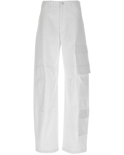 DARKPARK 'rose' Cargo Jeans - White