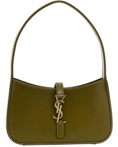 Saint Laurent 'hobo Le 5 À 7' Mini Handbag - Green