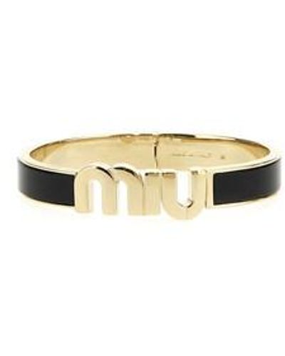 Miu Miu Logo Bracelet - Multicolor