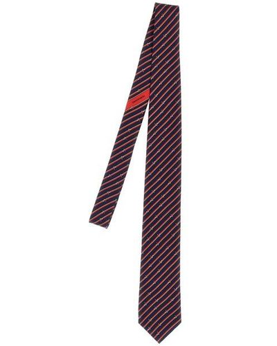 Ferragamo Printed Tie Cravatte Multicolor - Viola