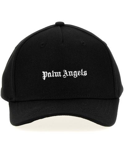 Palm Angels Kappe Mit Logostickerei - Schwarz