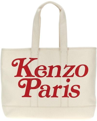 KENZO ' Utility' Large Shopping Bag - Red