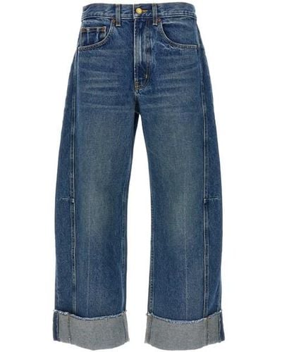 B Sides Jeans 'Relaxed Lasso Cuffed' - Blu
