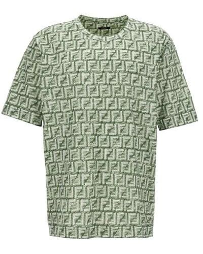 Fendi T-shirt 'FF' - Verde