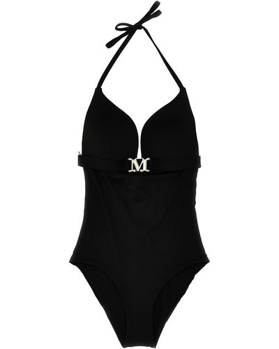 Max Mara 'cecilia' One-piece Swimsuit - Black