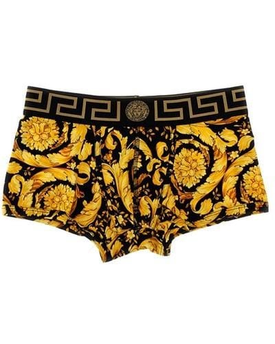 Versace 'barocco' Boxer Shorts - Metallic