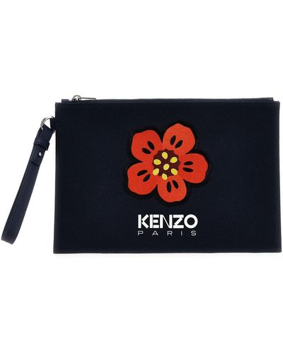 KENZO 'boke Flower' Clutch - White